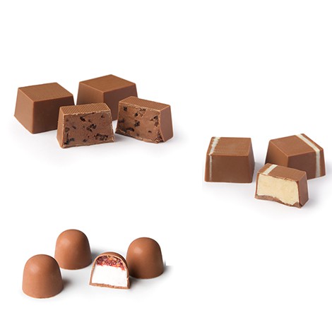 Bombons com recheio de gelado