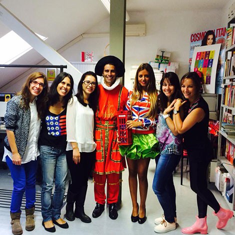 Equipa Cosmo com os meninos da Beefeater