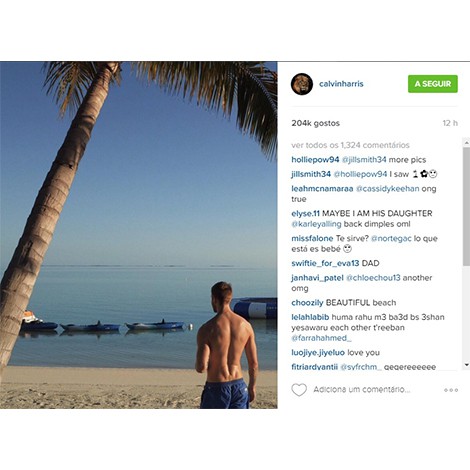 Instagram Calvin Harris