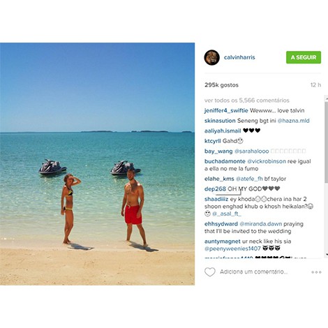 Instagram Calvin Harris
