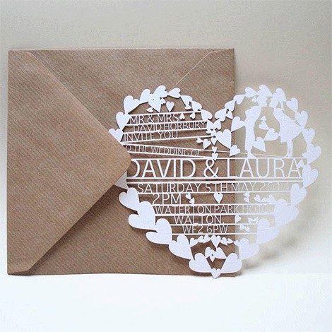Convite de casamento