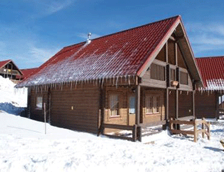Chalés de Montanha Destinos de inverno