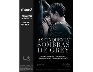 Entradas VIP no LUST- Festa temática “50 Sombras de Grey” Entradas VIP no LUST- Festa temática “50 Sombras de Grey”