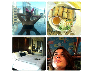 Hotel Cheguei a Bangkok!
